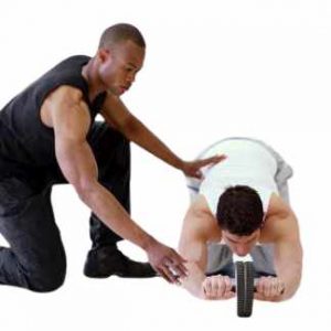 Posilnovacie koliesko na brucho DOUBLE s brzdou