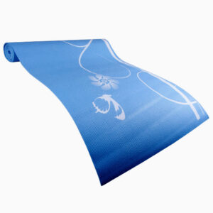 podložka na jogu - yoga mat-173x61x0,4-cm-modrá