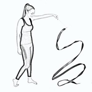 Tyčka Fiberglass na modernú gymnastiku