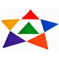 Značka na podlahu Trojuholník (2) - AEROBIC.sk