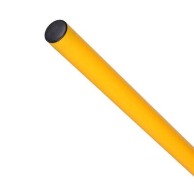 Tréningová plastová tyčka PE 100 cm × Ø 2,5 cm žltá