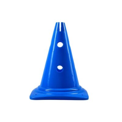 Kužel Juve PE - 30 cm s horným otvorom modrý