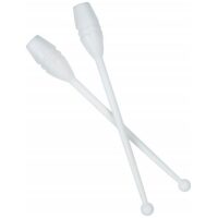 Kužeľ modernú gymnastiku 36cm biely