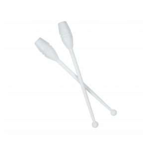 Kužeľ modernú gymnastiku 36cm biely