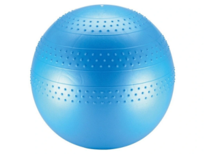 Fitlopta masážna 65cm Anti-burst – balančná lopta pre domáci tréning, posilňovanie a rehabilitáciu