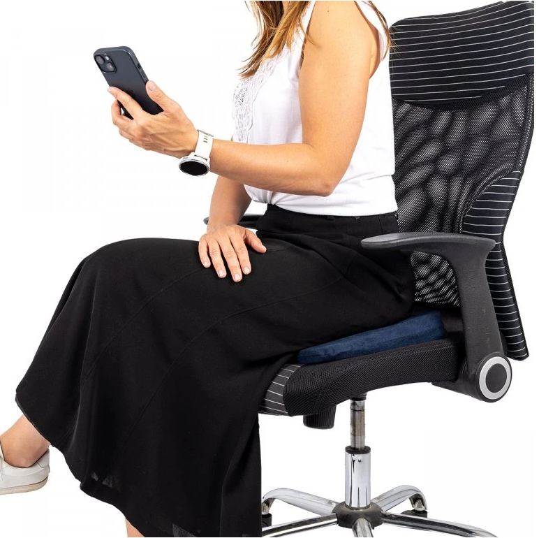 Rehabilitačný sedací klin pre zdravé sedenie(kancelária auto) - tuhý (2) - AEROBIC.sk